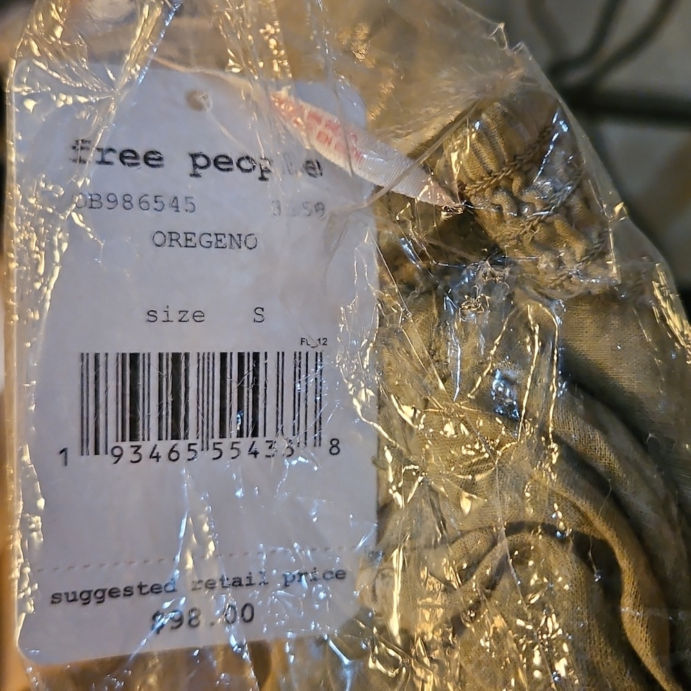 Free People Stuck In A Moment  Maxi Skirt A Line Tiered Ruffle Hem Oregeno S NWT - Picture 3 of 16